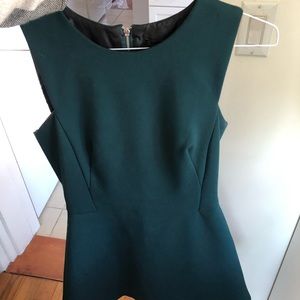 Green Zara dress with no sleeves